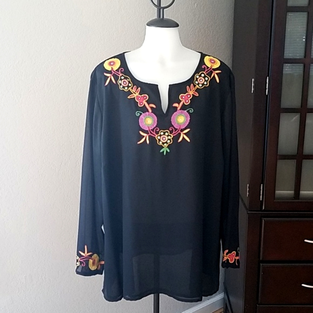 Beautiful Embroidered Tunic/Blouse